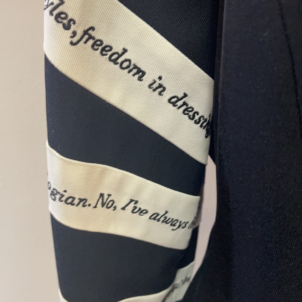 Moschino Black White Striped Skirt Suit The Nanny - Picture 6 of 15